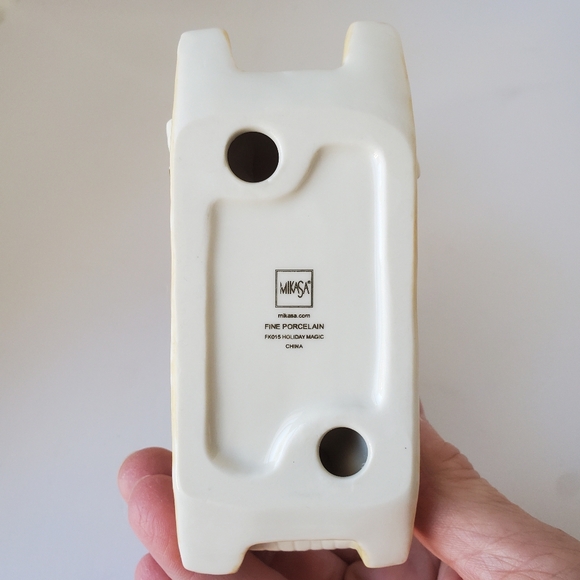 Mikasa Tealight Candle Holder Teddy Bear Rocking Horse Holiday Magic Christmas - Picture 8 of 11